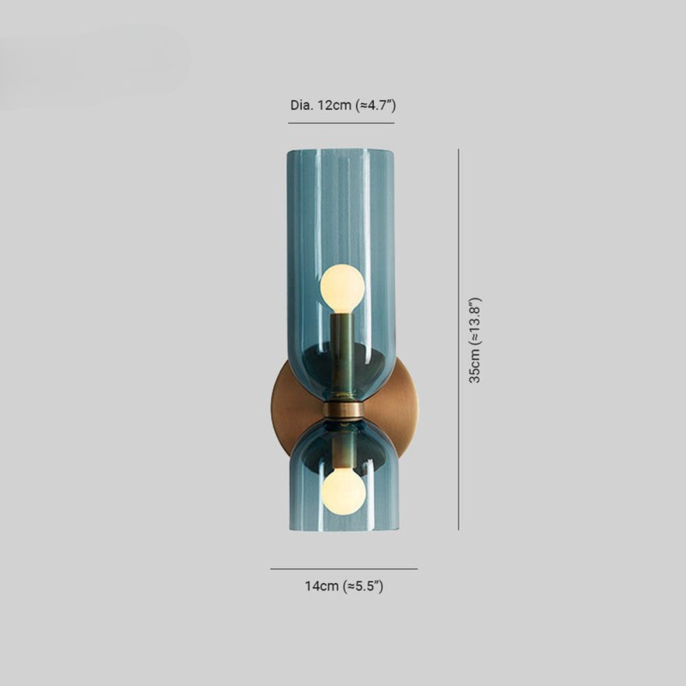 Modern Cylindrical Bedroom Wall Lamp
