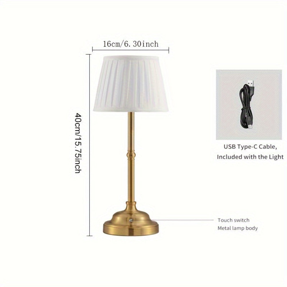 Cordless Table Lamp Rechargeable Touch Dimmable LED Bedside Light - Image 8