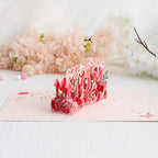 Mother’s Day 3D Floral Pop‑Up Card Elegant Gift for Mum