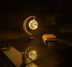 Moon Sphere Table Lamp Warm Ambient Decorative Light