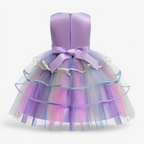 Girls Tulle Unicorn Princess Dress - Image 4
