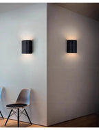 Modern Ribbed Wall Light for Elegant Interiors