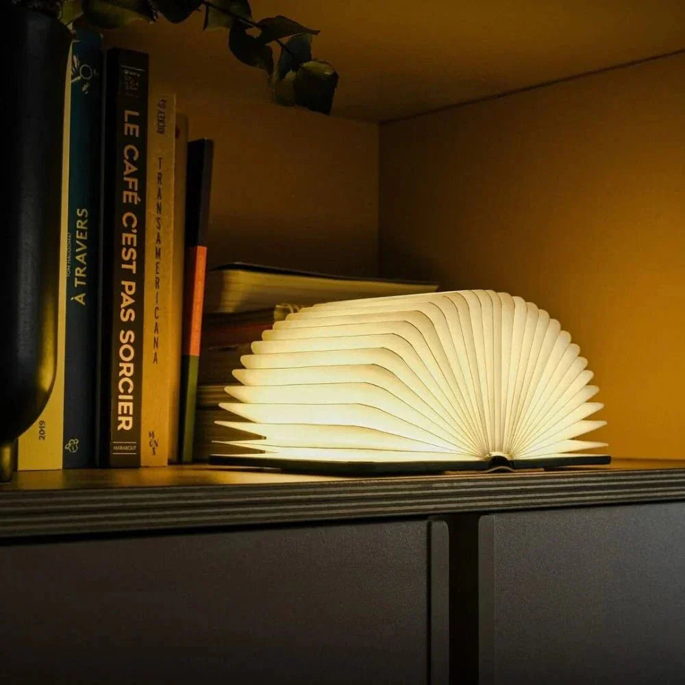 Book Lamp Foldable Rechargeable Portable Bedside Table Light - Image 6