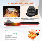 Portable Heated Insoles USB Rechargeable & Breathable Design