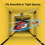 Compact RC Helicopter Crash‑Resistant Design for Kids & Adults