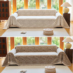 Reversible Couch Cover Nordic Speckle Boho Design