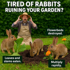 Eco‑Friendly Rabbit Deterrent with Ultrasonic & LED Lights