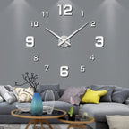 Contemporary Wall Clock Silent Analog Decor for Any Room