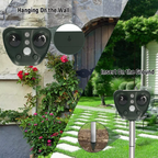 Solar Ultrasonic Bird Repeller Garden and Property Pest Deterrent