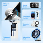 Mini Portable Fan Handheld Rechargeable USB Personal Cooling Desk Fan - Image 5