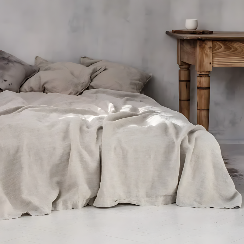 Skorter | Classic Linen Bed Sheet - Image 2