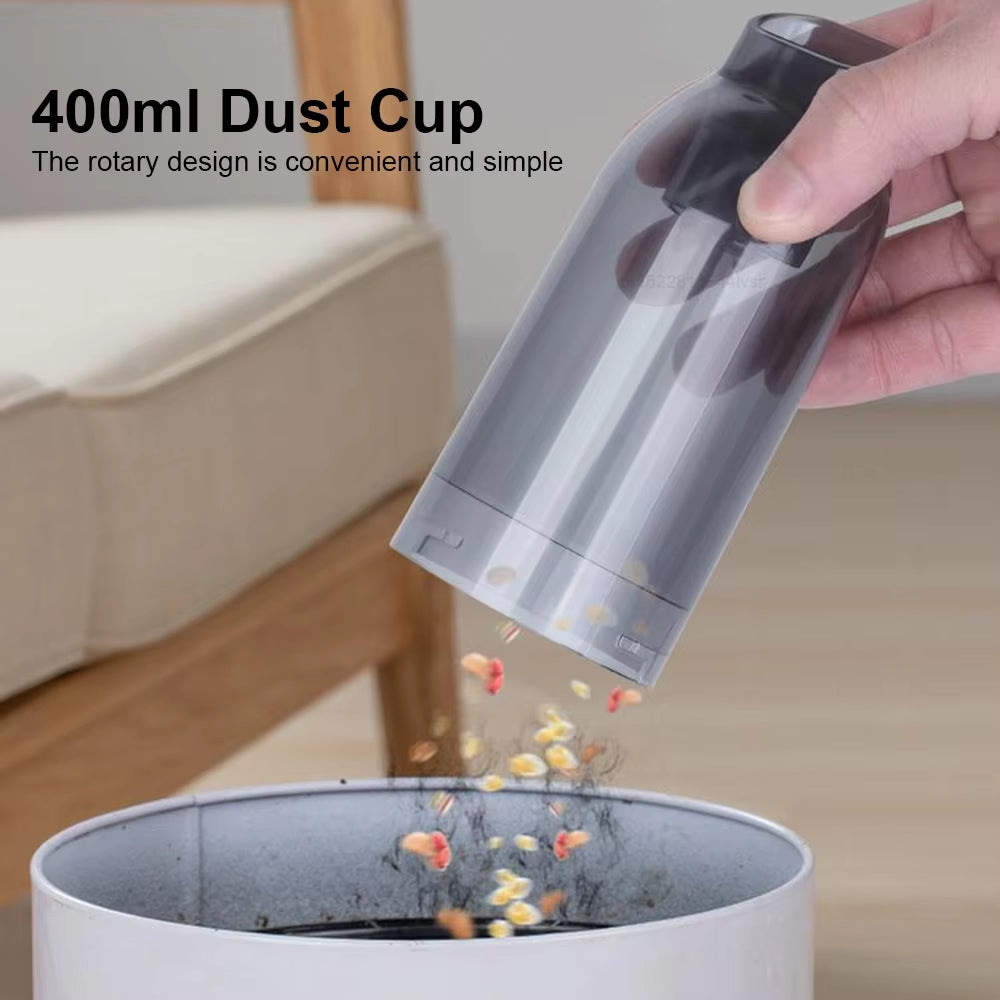 Car Vacuum Cleaner Powerful Compact Cordless Cleaner with Attachments
