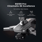 RG106 Pro Drone 8K HD Dual Camera & GPS