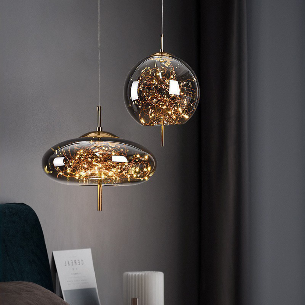 Decorative LED Pendant Light Adjustable Hanging Ceiling Light