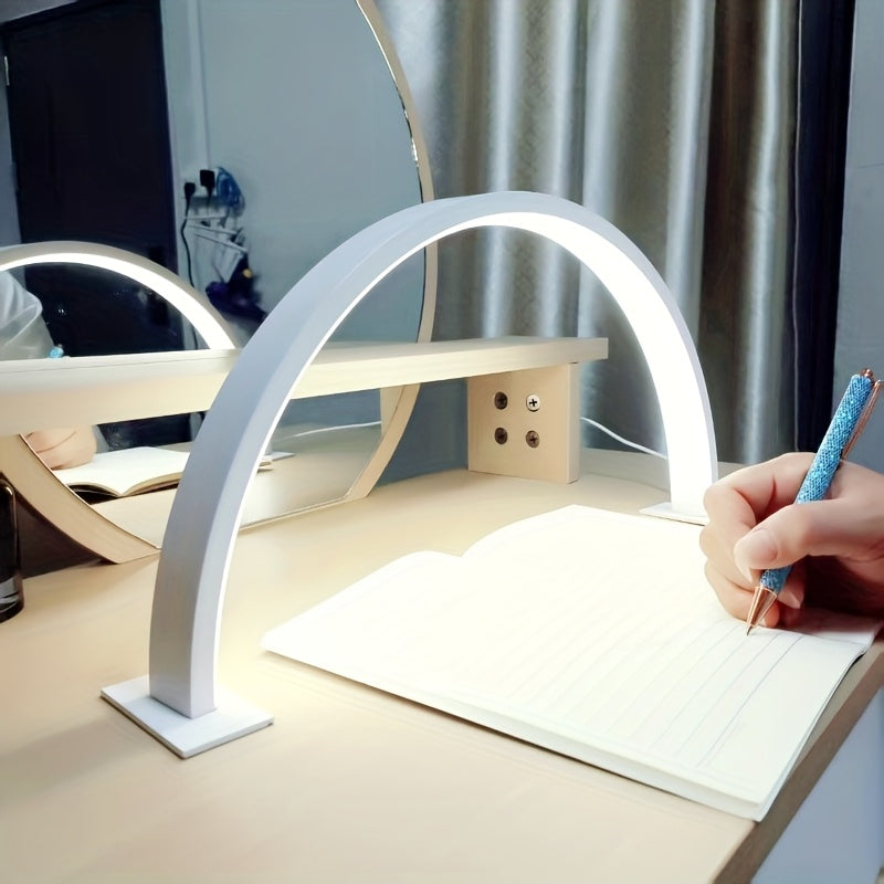 LED Desk Lamp Dimmable USB Crescent Moon Modern Office Light - Image 2