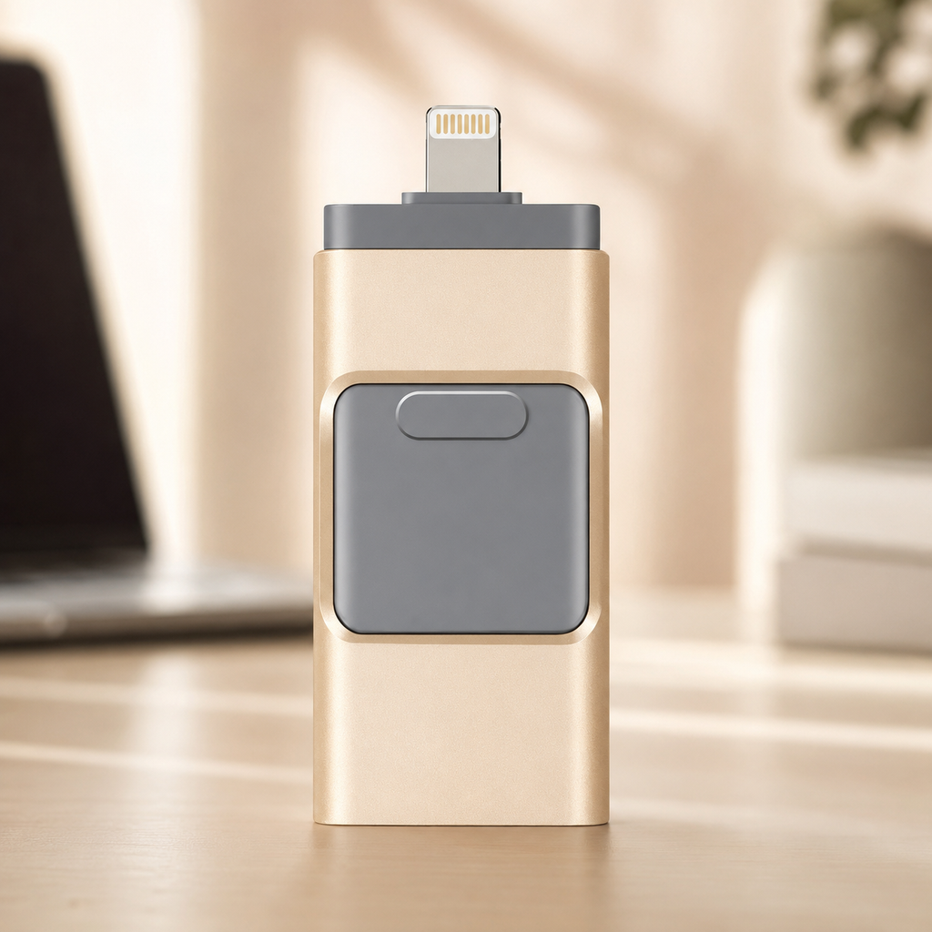 32GB 3-in-1 USB Flash Drive for All Devices