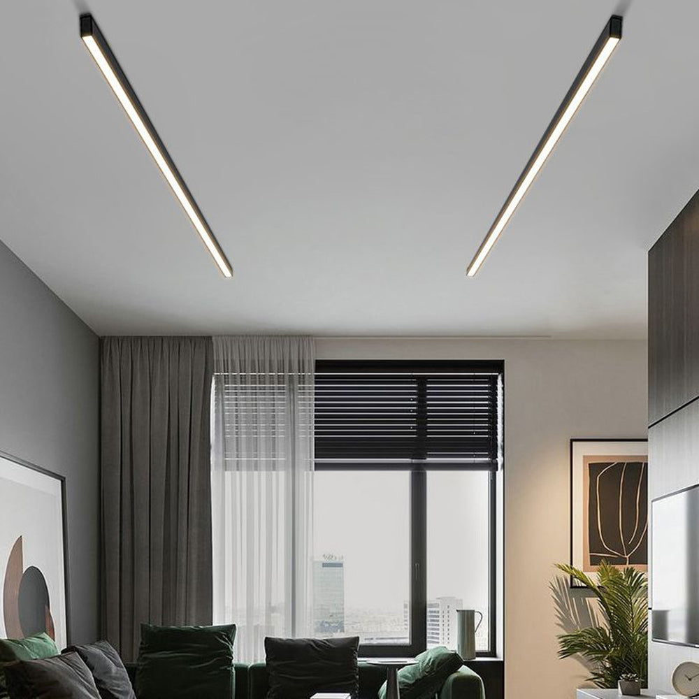 LED Linear Ceiling Light Sleek Modern Fixture for Living Room