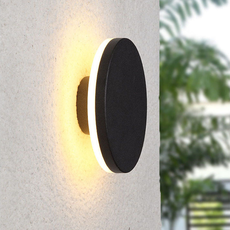 Compact Outdoor Wall Light LED Up & Down Exterior Lighting Fixture