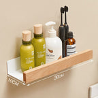 Natural Wood Floating Shelf Guardrail