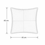Solid Stain Resistant Cushion Cover