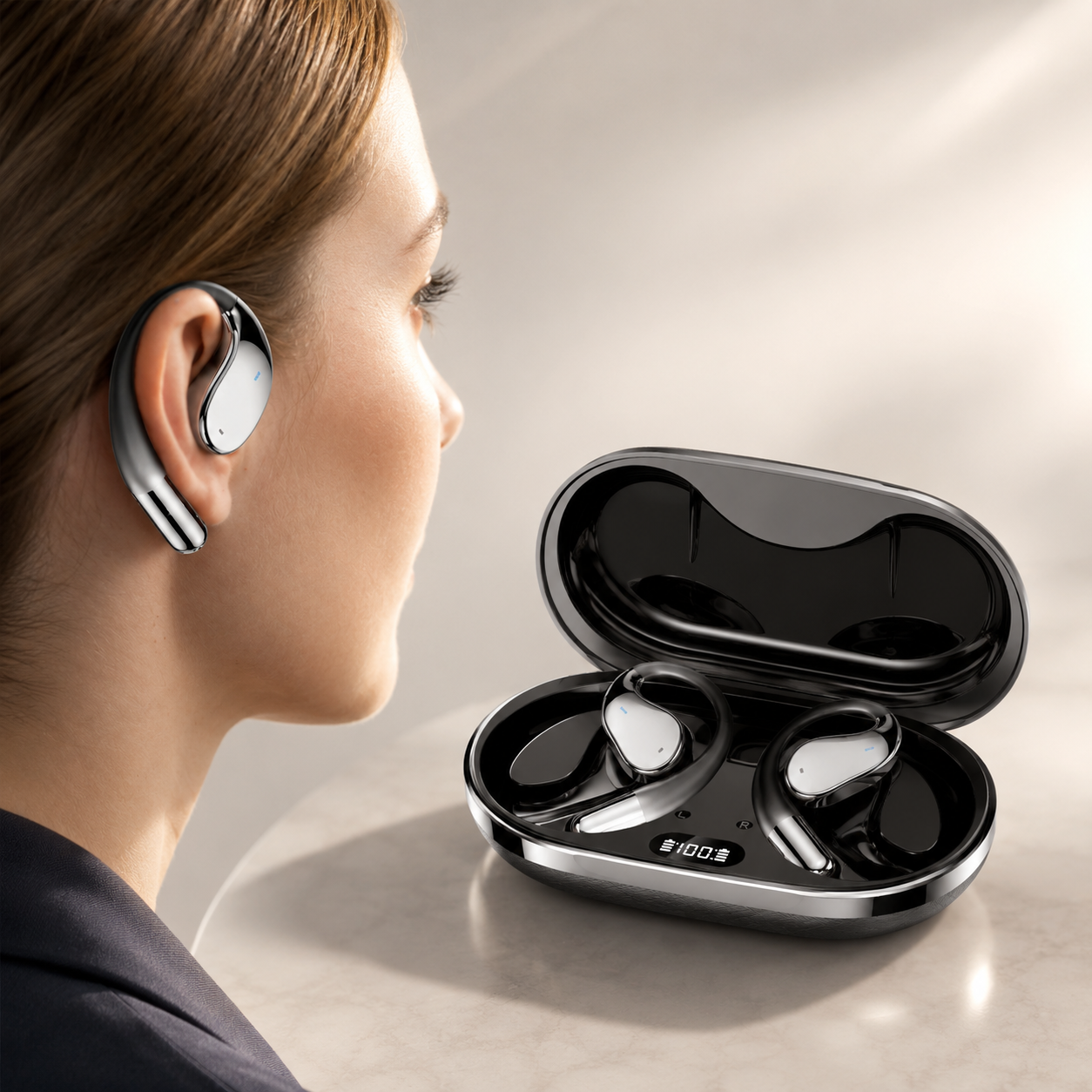 144 Languages Real Time Translator, HiFi Sound, Fit for Android and iOS