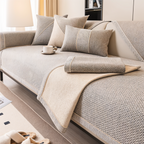 Quilted Sofa Protector Non‑Slip Cover Set