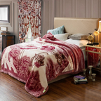 Decorative Quilts Weighted Blanket with Plush Design