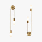 Mezara - Modern Gold LED Wall Sconce Set of 2 - Image 3