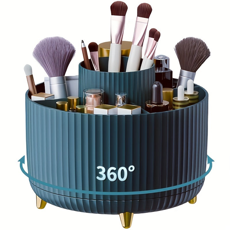Makeup Carousel Organizer Five Compartment Beauty Storage