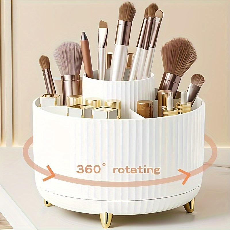 Makeup Carousel Organizer Five Compartment Beauty Storage