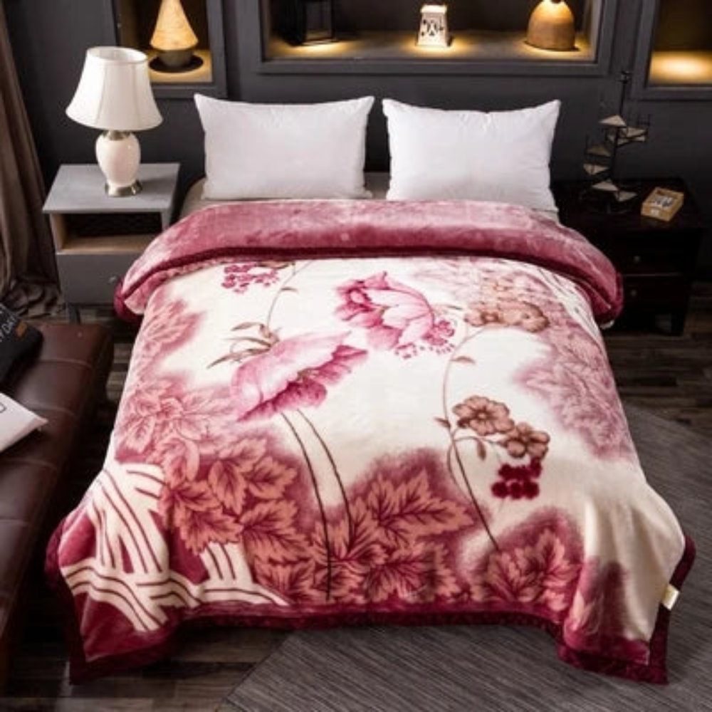 Decorative Quilts Weighted Blanket with Plush Design