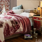 Decorative Quilts Weighted Blanket with Plush Design