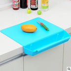 Cutting Board Container Storage Box Portable Meal Prep Chopping Tray - Image 2