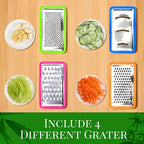 Cutting Board Trays Bamboo Kitchen Prep Station Storage Graters - Image 8