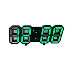 Digital Wall Clock 3D LED Time Display with Night Mode