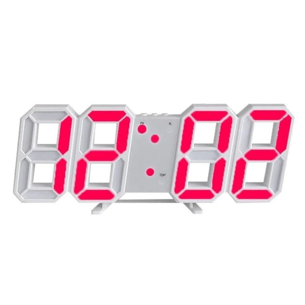 Large Digital Wall Clock LED Display With Night Dimming