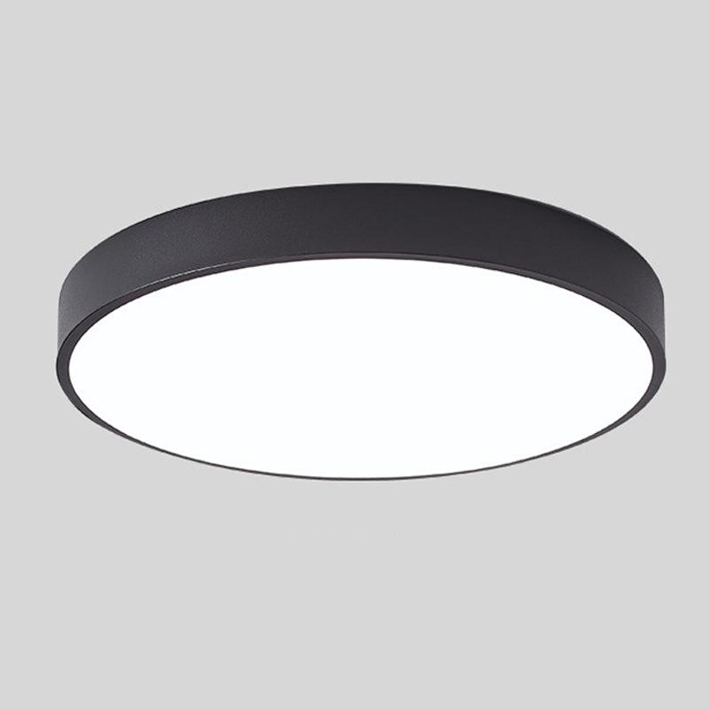 Minimalist Round LED Ceiling Light Modern Flush Mount Design