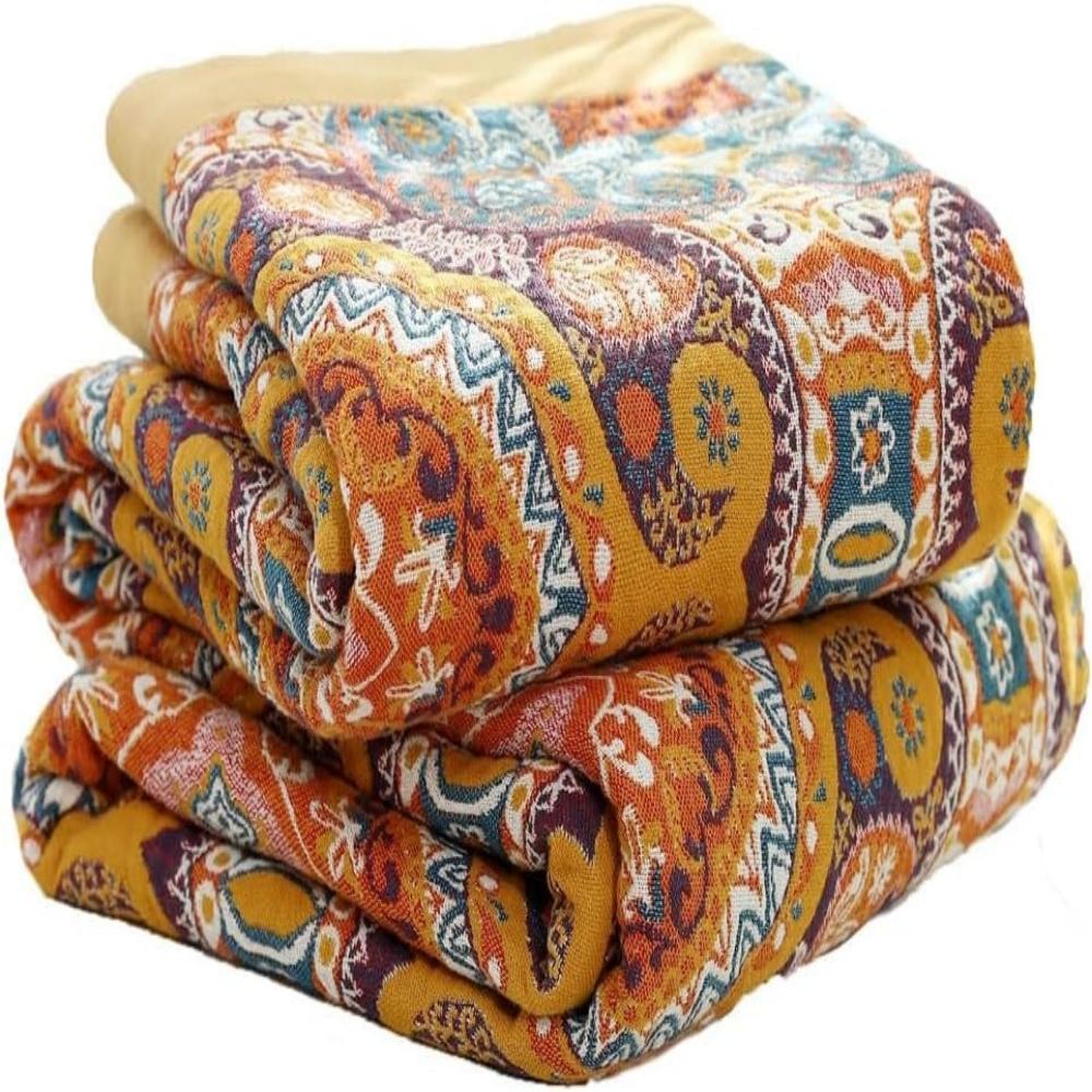 Sunrise Boho Quilt Double‑Sided Design for Cool, Restful Sleep