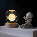 LED Crystal Sphere Night Light Cosmic Ambient Home Decor