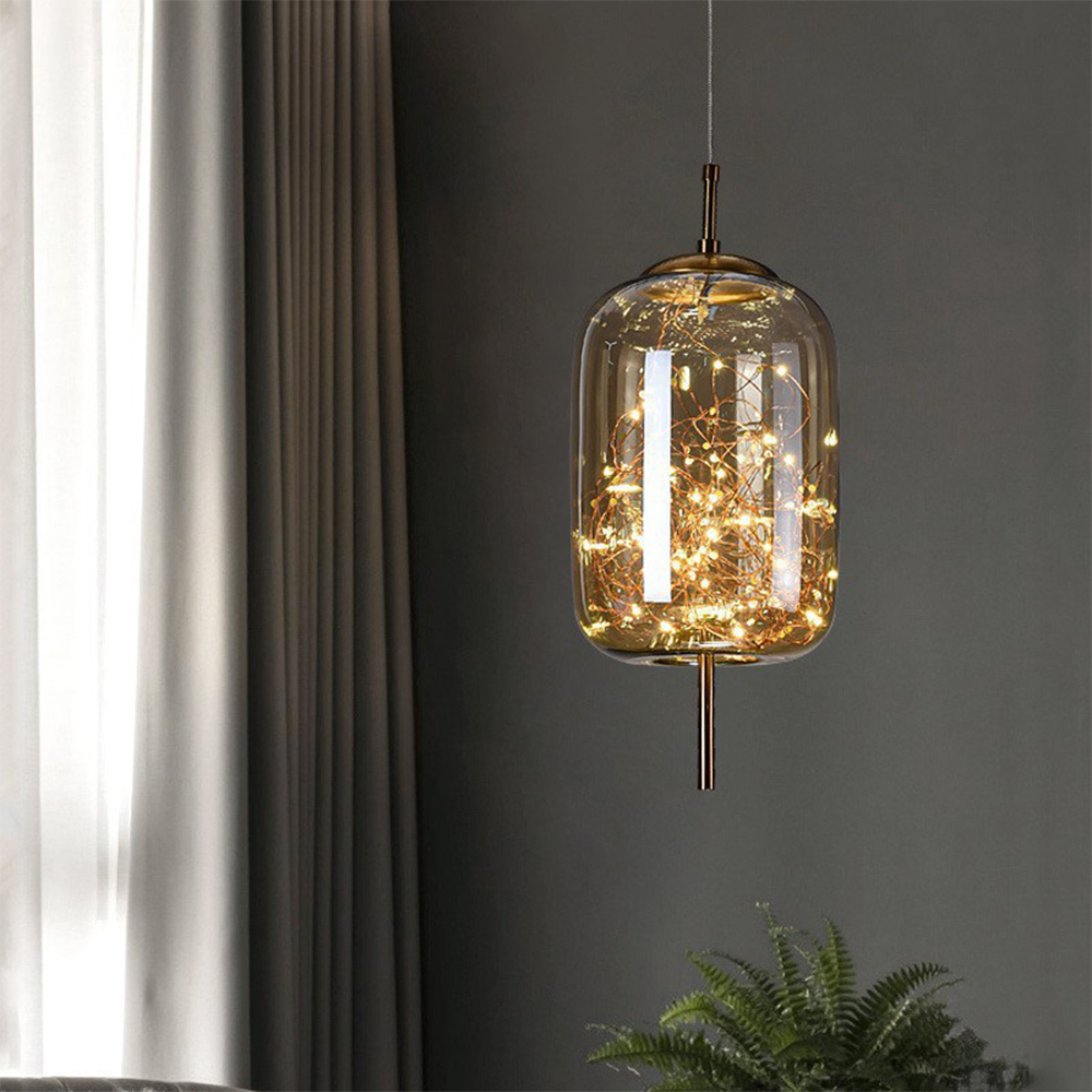 Decorative LED Pendant Light Adjustable Hanging Ceiling Light
