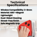 Safe Double‑Sided Window Cleaning Tool for Hard‑to‑Reach Glass