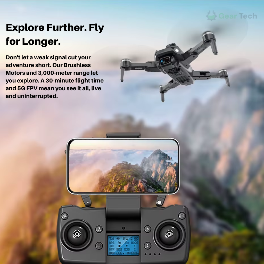 RG106 Pro Drone 8K HD Dual Camera & GPS