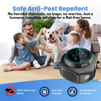 Plug‑In Ultrasonic Rodent Repellent for Home & Garden