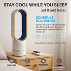 Stylish Bladeless Cooling Fan for Home Use