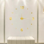 Contemporary Wall Clock Silent Analog Decor for Any Room