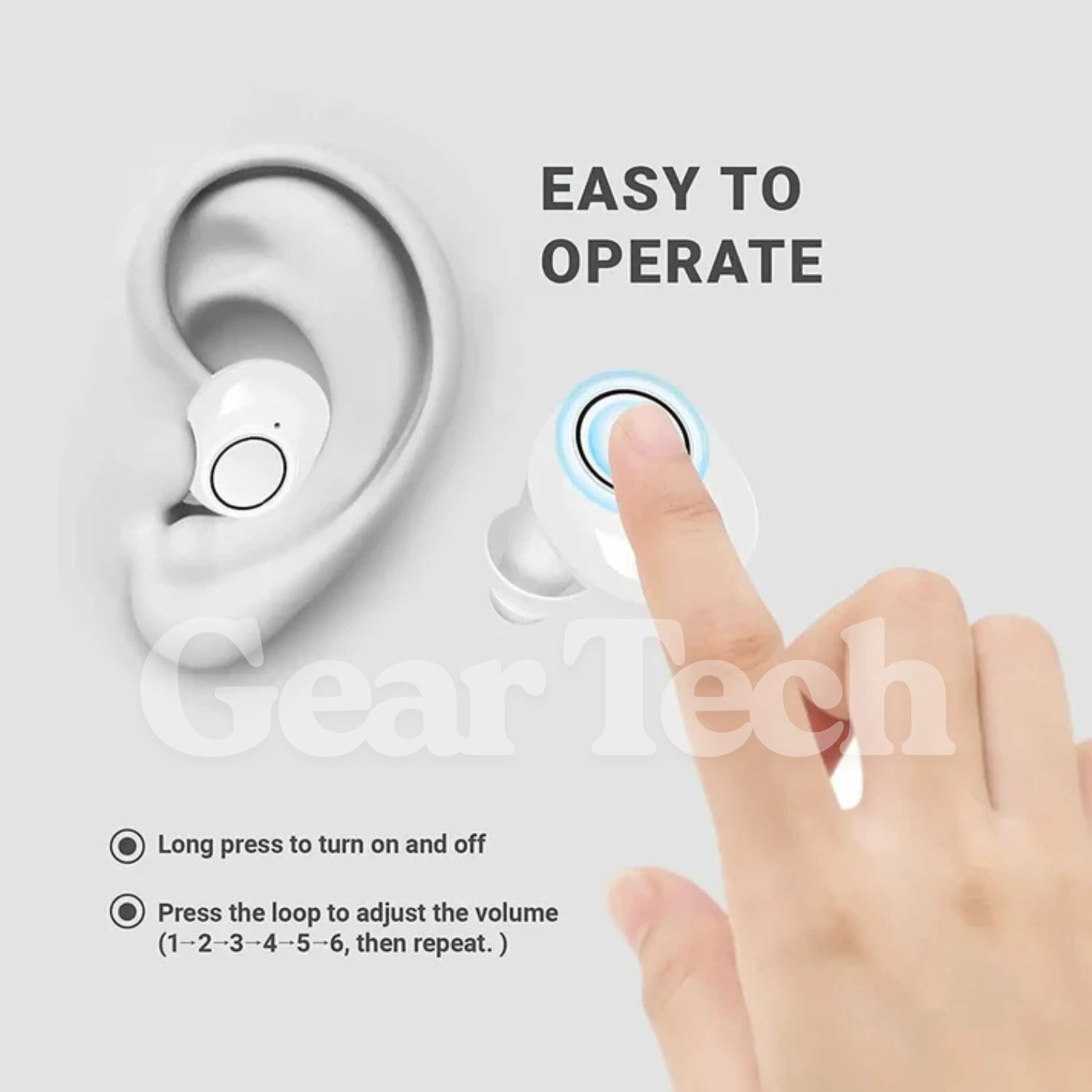 Comfortable Noise‑Reducing Hearing Aids with USB Charging