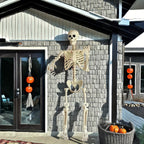 Giant 5.5 Ft Outdoor Skeleton Decoration Posable Spooky Display
