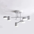 Elegant 6 Lights Ceiling Light with Adjustable Mood Lighting for Modern Home