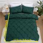 White Pintuck Quilts Cover Set
