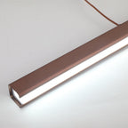 Slim Linear Pendant Light Contemporary LED Hanging Light